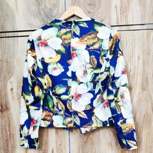 Floral Design Coat Size-34