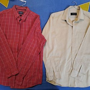 On Sale Price Drop OfCombo Of 2 Branded Shirts