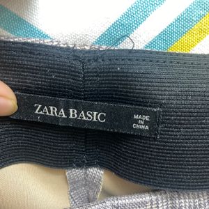 Zara Checked suede Pants