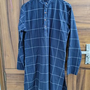 Melange Cotton Kurta