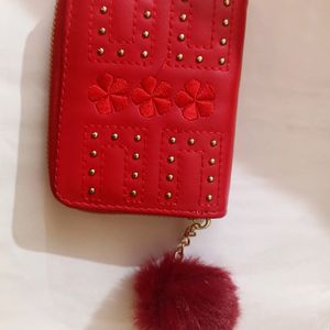 Red Small Wallet