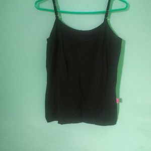 Cotton Black Slip