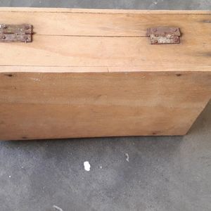 Rectangle Shape Unfinished Wood Box for DIY Art