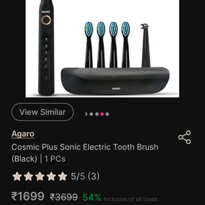 AGARO COSMIC PLUS Sonic Electric Tooth Brush🦷