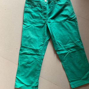 Ankle Length Loose Jeans Trouser