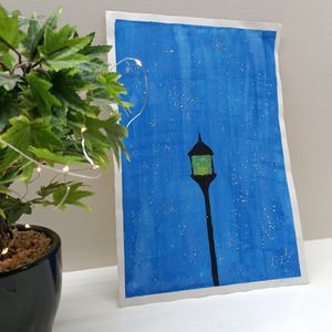 Night Scene Lighting Of Lamp Art Work