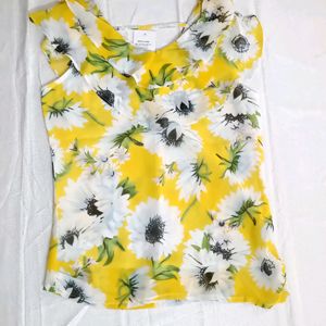 Floral Print Vintage Top