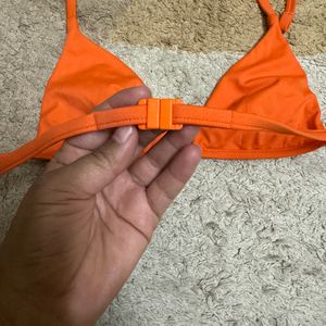 Orange Bikini Top