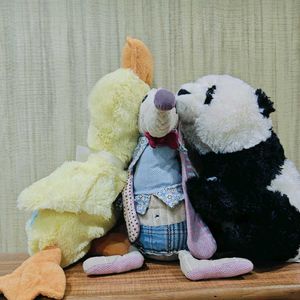 Combo Of 3 Imported Soft Toys