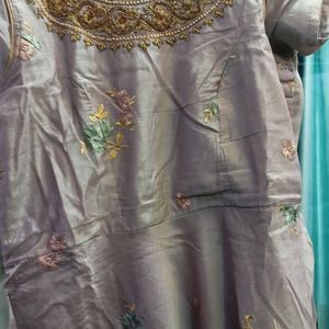 Beautiful Embroidery Gown With Dupatta