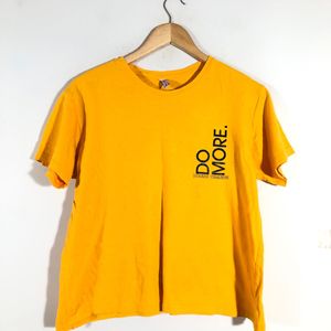 Yellow Printed T-Shirt (Women’s)