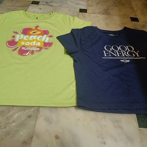 Two Types Of Unused Tee Shirt Branded Both