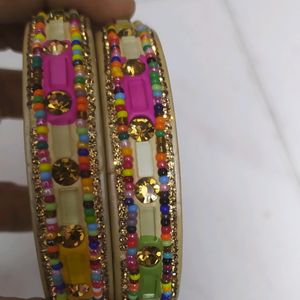 New Lac Multicolor Bangle 2.6 Size