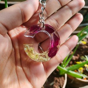 Preserved Your Special Flower In Key Chain