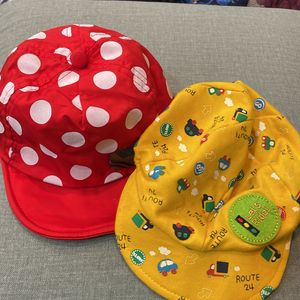 Two Unisex Caps For Infants