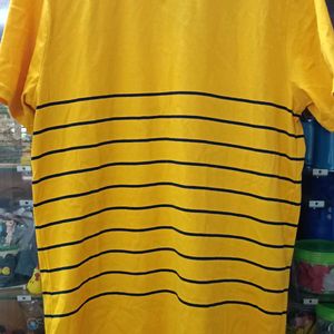 Brand New Yellow Tshirt For Mens