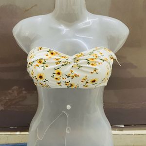 Forever21 Sunflower Bikini Top