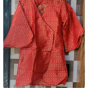 Brand New Red Angrakha Type Shrug/Jacket