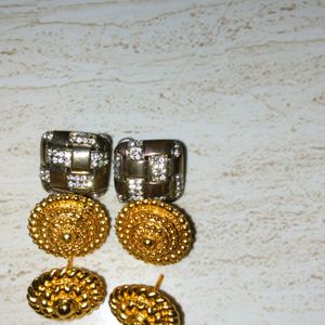 (3 Pairs) Earings For Women's