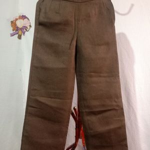 Brown Formal Pants