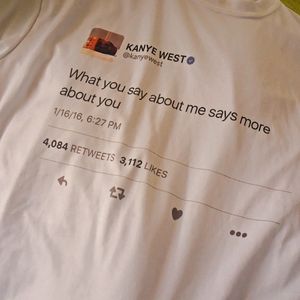 Twitter Post T-shirt (Kanye West)