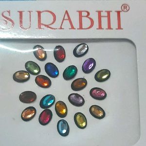 Multicolour Kundan Stone Bindi