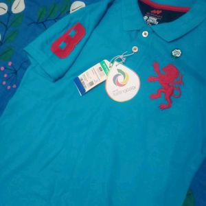 Mascot Polo Tee Blue