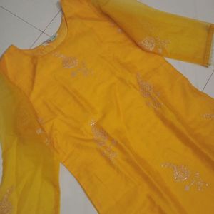 Tikhi Imli Ethnic Yellow Kurta