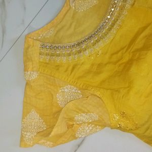 Yellow Long Kurti