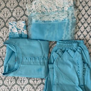 Light Blue Colored Suit Set