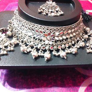 Oxidised Chokar Set New Product