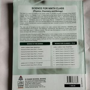 Biology Book From S. Chand For Class 9