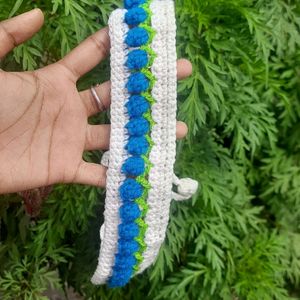 Crochet Tulip Hair Band 💙