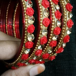 Beautiful Rose Bangles