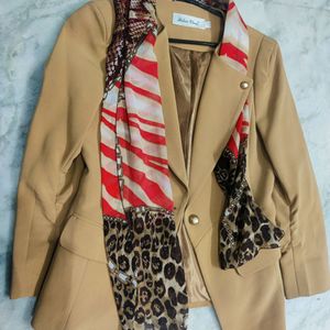 tan colour formal/ casual blazer