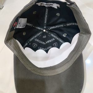 Lamborghini Men Grey Cap