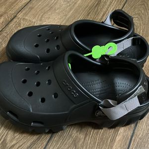 Gents New Black Crocs Uk 7