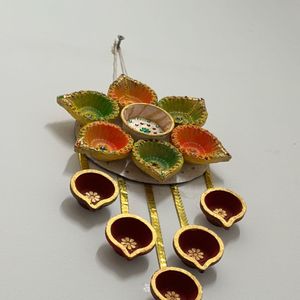 Wall Decor With Diya’s