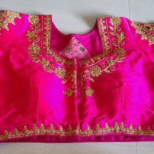 Paded Readymade Blouse With Attractive Design