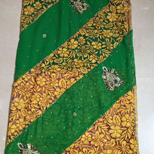 Stone Work Saree