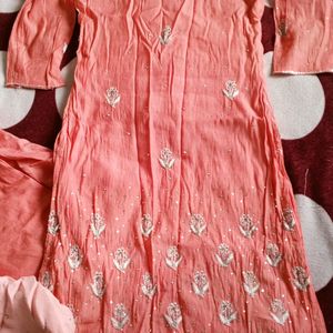 Stitched Cotton Dress