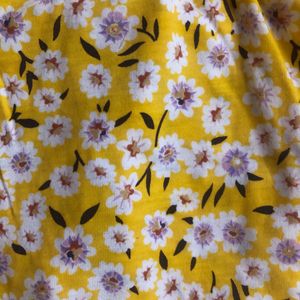 Yellow Floral Dress