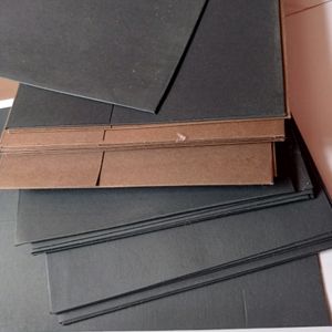 A5 Size Brown Black Envelopes Set