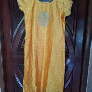 Yellow Festival Wear Kurta