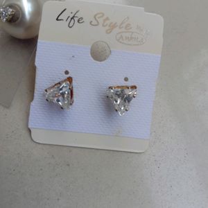 Combo Of 3 Ad Stone Studs