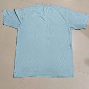 Cyan Color T Shirt Men✅