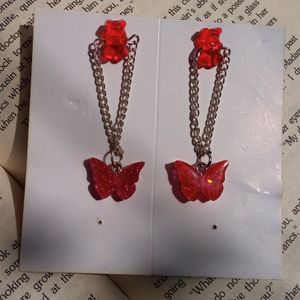 Resin Berry Stud Earring