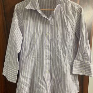 Lavender Striped Shirt