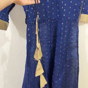 Price Drop…Beautiful Blue Anarkali Kurti