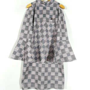 Multicolor Checks Dress(Girls)